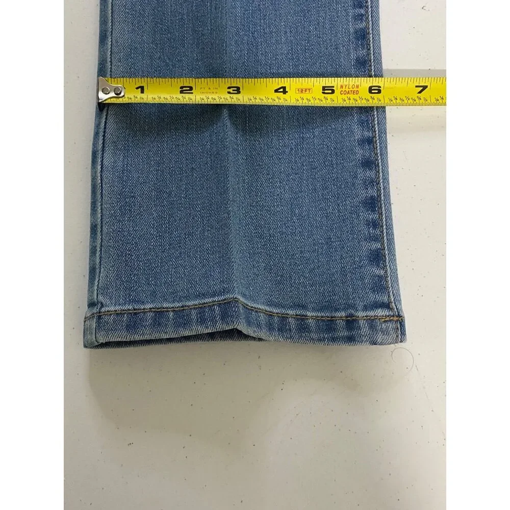 St. John’s Bay Women’s Straight Leg Jeans Size 2S Blue Stretch Denim - Picture 11 of 13